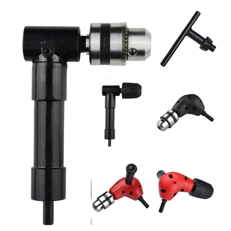 

Трехкулачковый самозажимной сверлильный патрон для ручной электрической дрели, устройство для вращения сверла на 90 градусов ° устройство для поворота головки