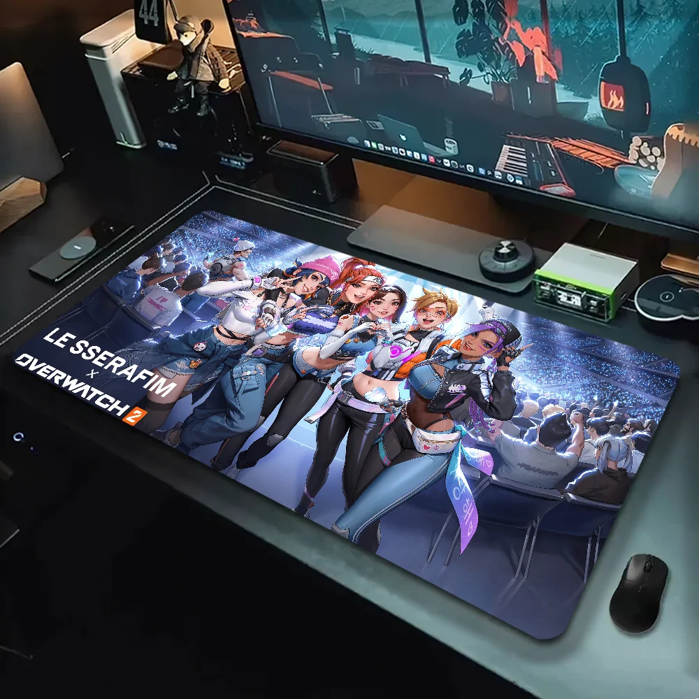 

Game O-Overwatchs 2 Mousepad Keyboard Mat Pads Gaming Desk Protector Laptops Large Cartoon Deskmat Mats Cute