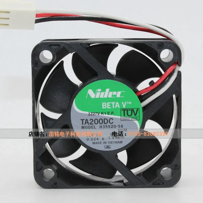 New NIDEC TA200DC H35520-58 for DC12V 5015 5cm Ultra-Quiet Cooling Fan