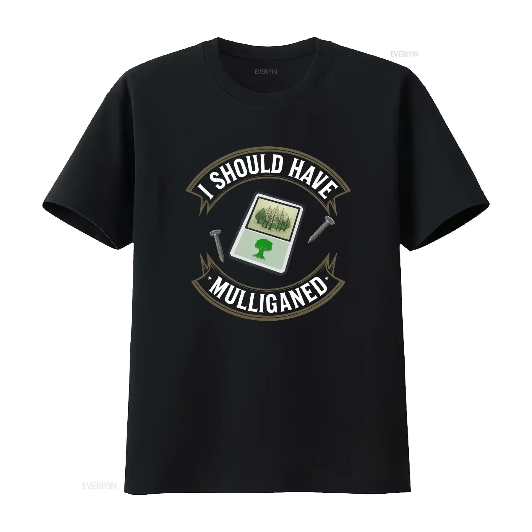 T Shirt I Should Have Mulliganed Relatable Humor for MTG Players vintage Washed Stylish Casual Soft Slightly Stretched