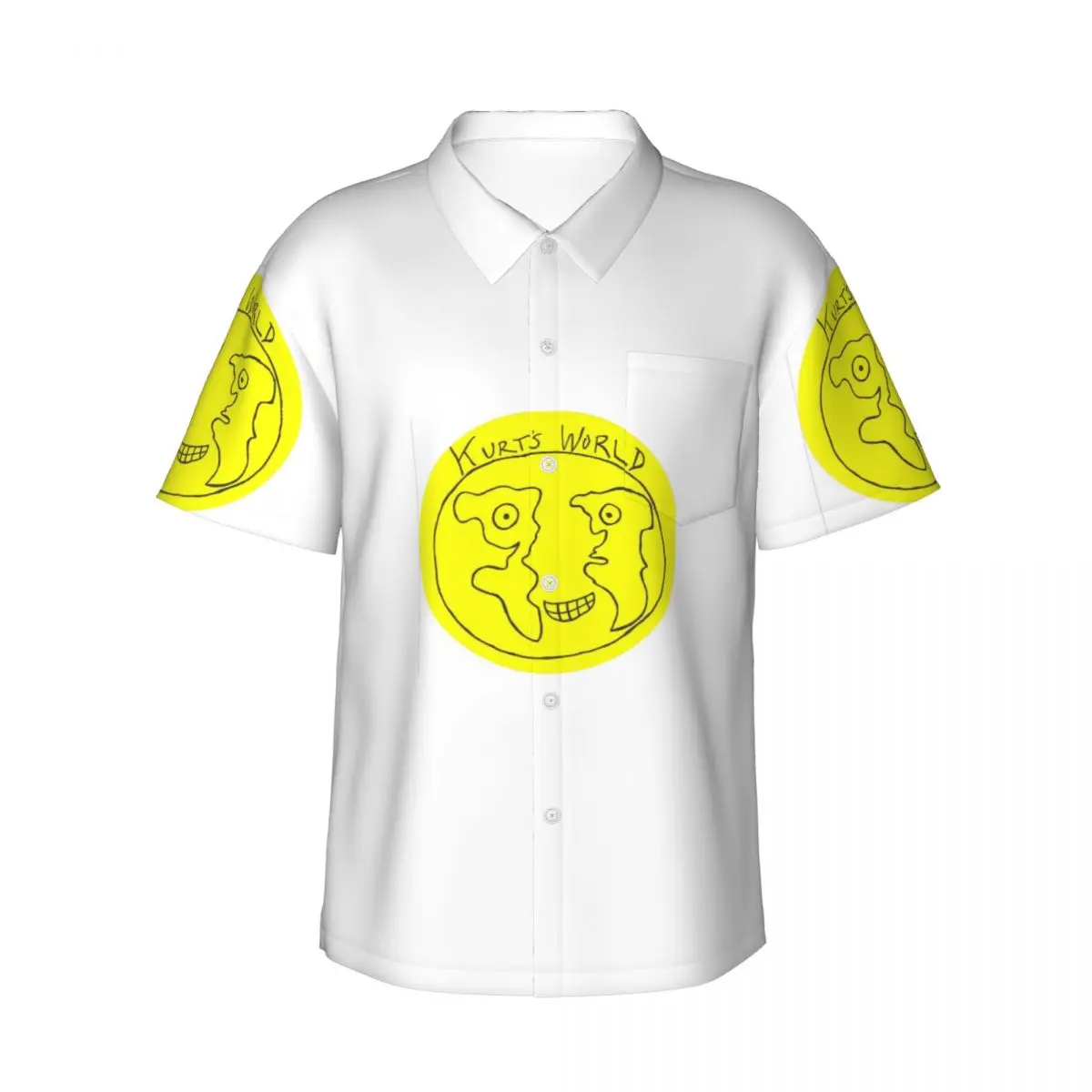 

Мужские рубашки с логотипом Joe Keery Spree Kurts, гавайская рубашка с короткими рукавами, забавные топы с лацканами для летнего пляжа