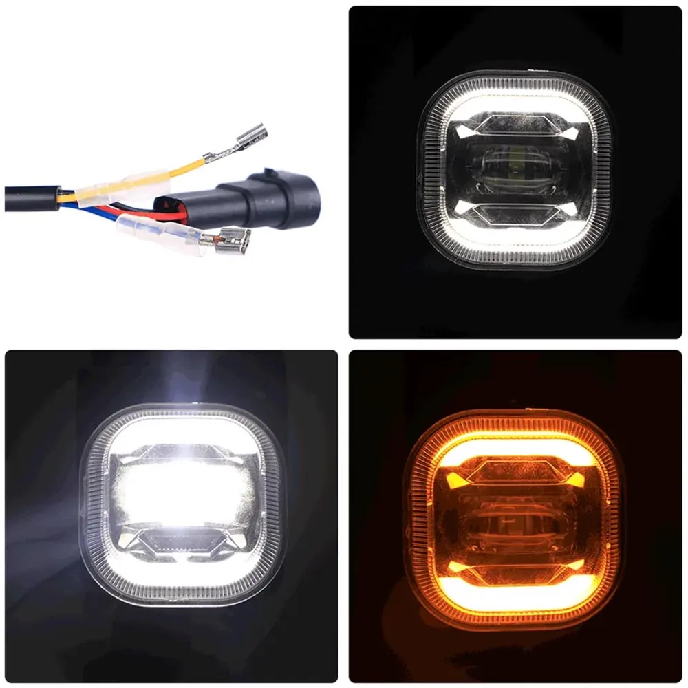 Super Duty Truck Clear Lens Bumper Fog Light Drl High Quality Fog Light Fit Ford F250 F350 F450 2008 2009 2010