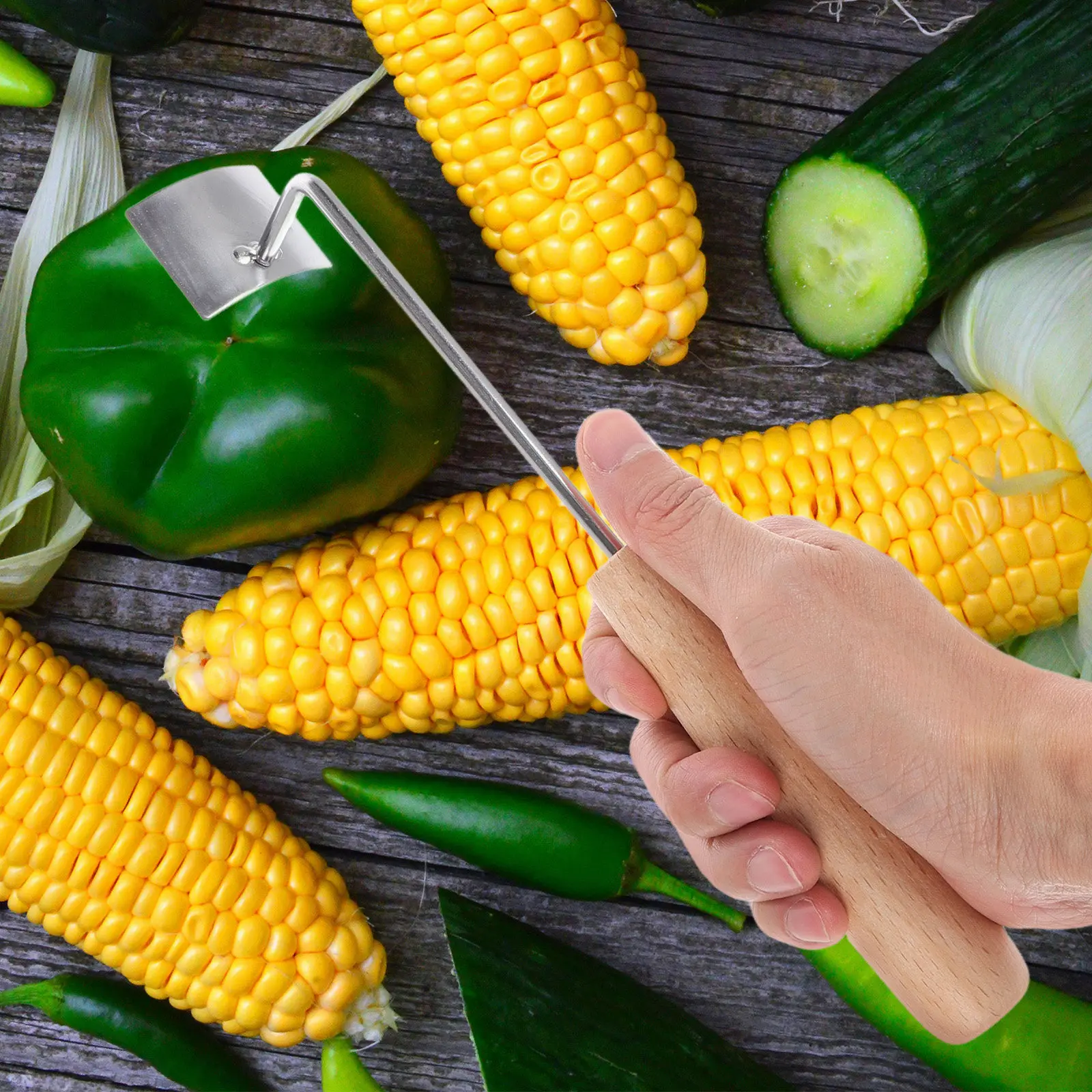 Cortador de Milho em Aço Inoxi - Kitchen Gadgets Save Time avaliação e preço