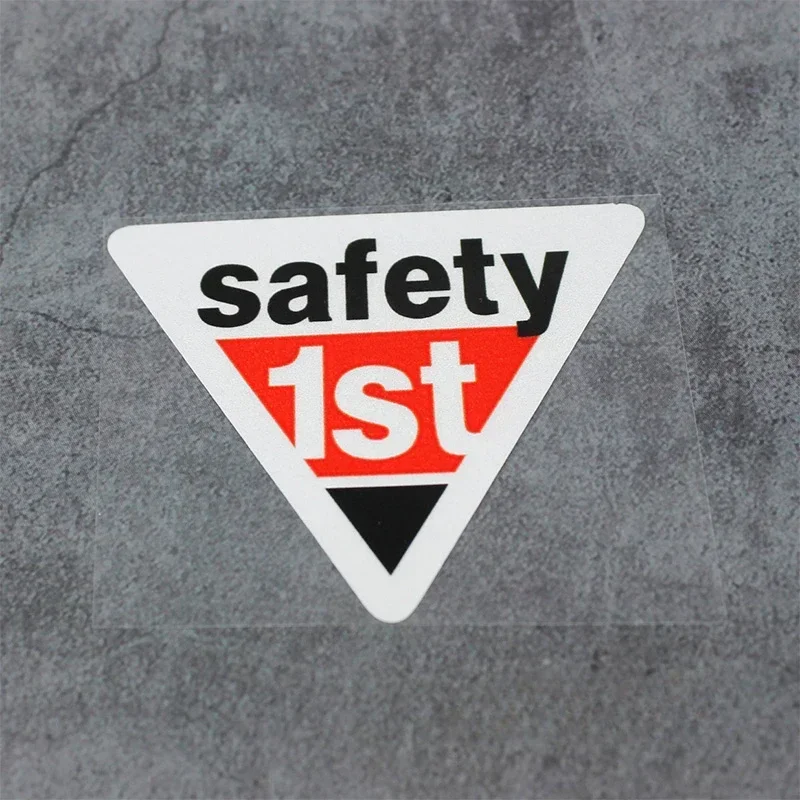 

SAFETY 1ST Motorcycle Warning Sign Stickers For Body Fuel Tank Helmet Waterproof Cover Scratches Remind To Drive Safely Decals/B