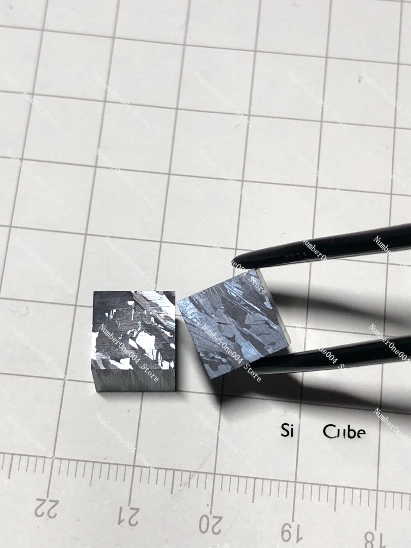 Metallographic Silicon Cube Monocrystalline Silicon Si 6N