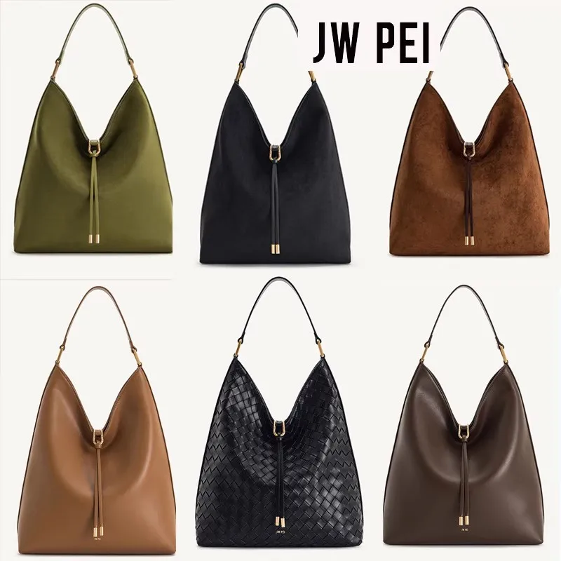 

JWPEI 2026 Large Capacity Tote Bag New Suede Hobo Handbag Aria Lazy-Chic Shoulder Bag