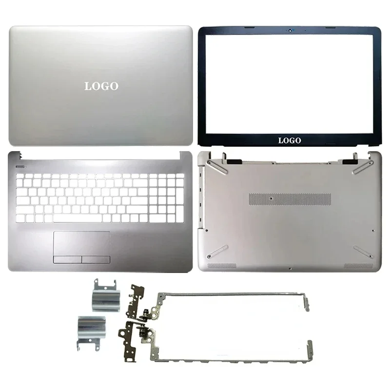 Imagem -01 - Laptop Lcd Tampa Traseira Painel Frontal Dobradiça Descanso de Palma Casca Inferior Prata hp 15-bs 15-bw 256 g6 Tpn-c129 laptop lcd tampa traseira painel frontal dobradica descanso de palma casca inferior prata hp 15 bs 15 bw 256 g6 tpn c129 01