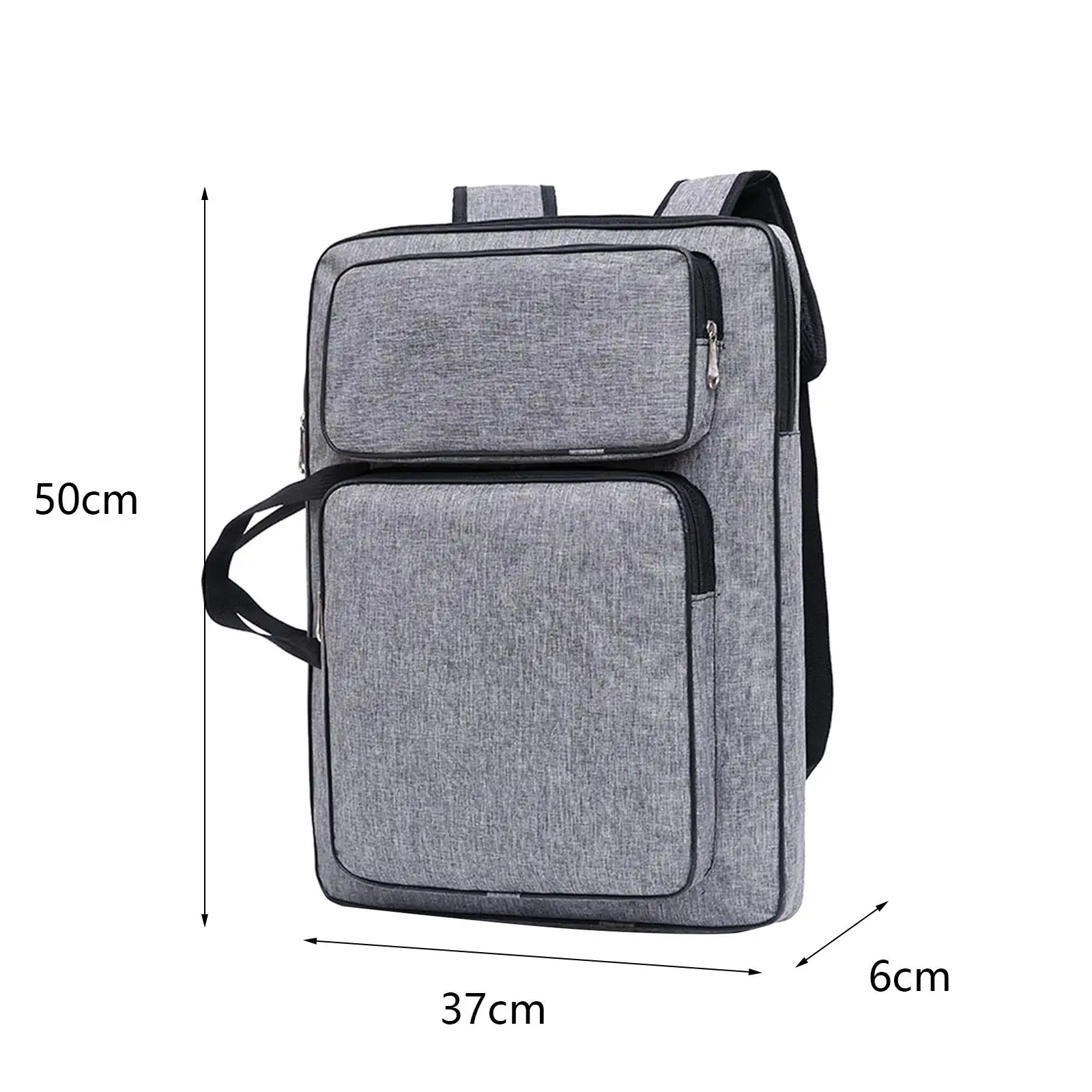 Imagem -06 - Multifuncional Art Portfolio Bolsa Estojo para a Escola 8k Recipiente de Proteção com Alça Estampas ao ar Livre Presente
