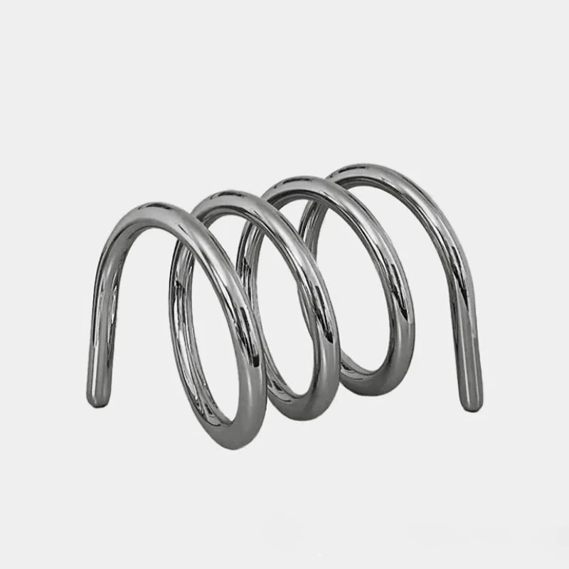 Dopamine spiral magazine rack, study desktop metal porch ornament