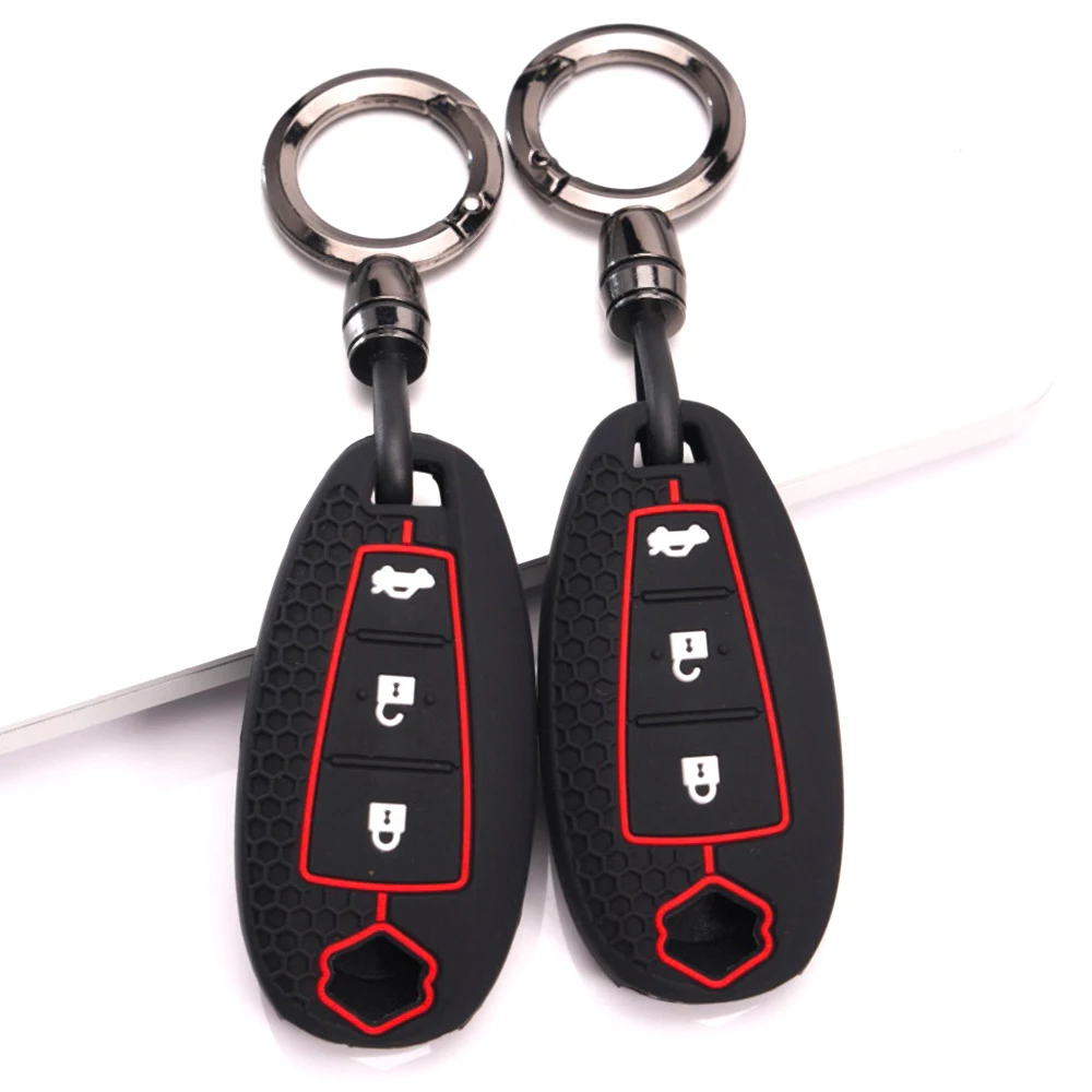 Protective Key Cover With Wrist Strap For Suzuki Swift Vitara SX4 Baleno Ciaz Ertiga Ignis Kizashi S-cross Alivio Shockproof