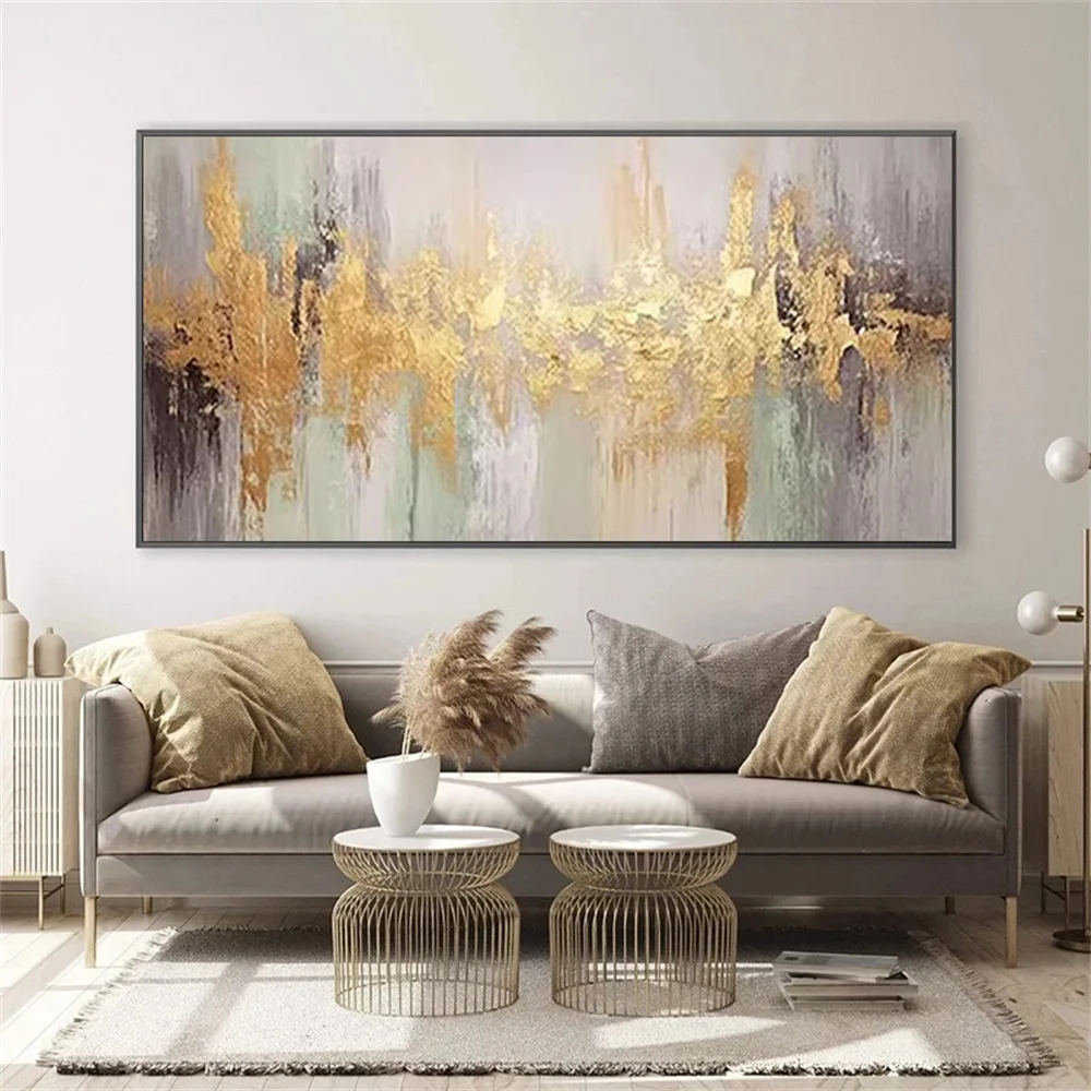 

Large Size Hand Painted Abstract Impasto Oil Paintings On Canvas Abstract Pictures For Living Room Bedroom Wall Art Home Decor