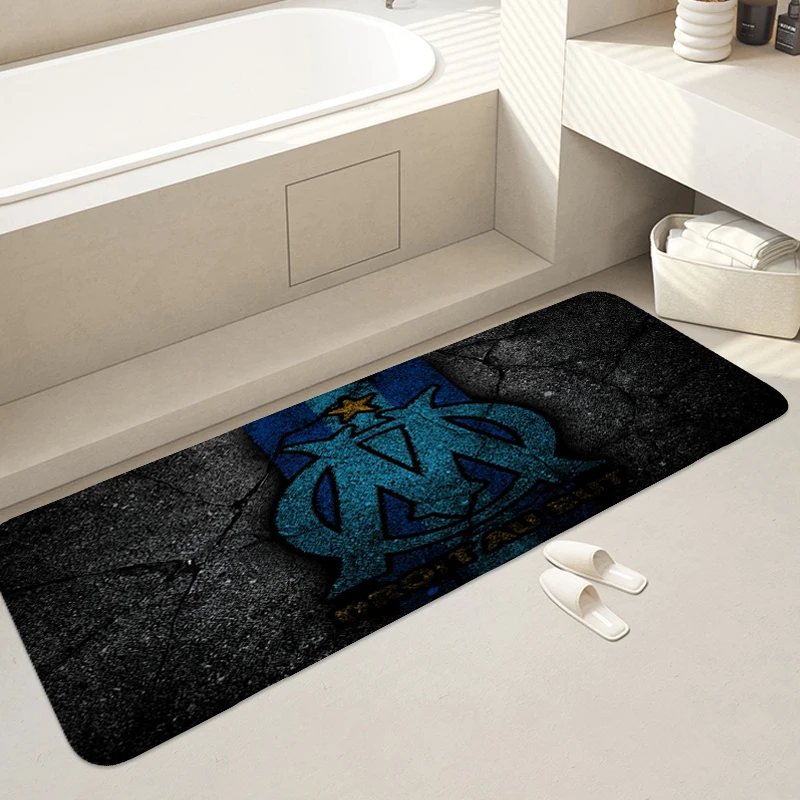 Useful Things Bathroom Rug Z-Marseille Oms  Aesthetic Kitchen Carpet Entrance Door Mat Funny Doormat Veranda Floor Mat