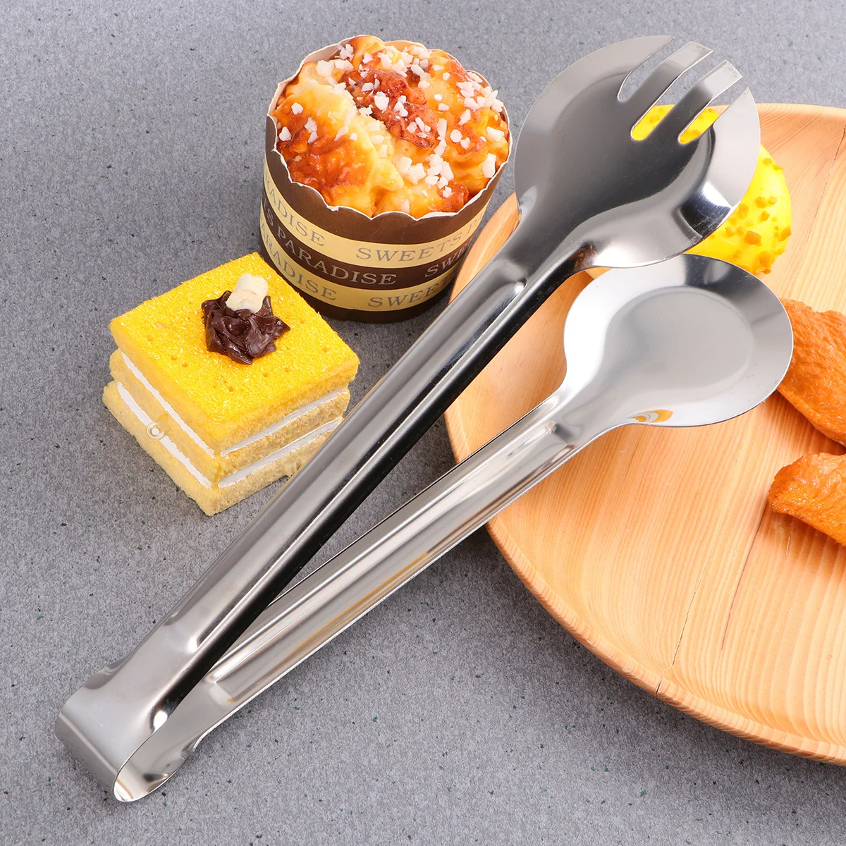 

Multifunction Food Tongs Stainless Steel Kitchen Serving Clip For Salad Bread Grill Pastry Buffet Tongs Kitchen Bar Tools