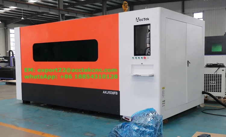 2kw 3kw 6KW 1530 2040 1020 Closed Fiber Laser Cutting Machine for Sheet Metal Cut Equipment Machines Drawer Electric Workbench
