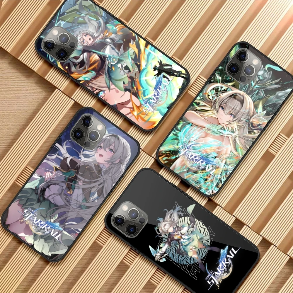 Capa de Telefone Móvel Honkai Start Rail Firefly, iPhone 15, 14, 13, 12, 11, XS, X, 8, 7, 6 Plus, Mini, Pro, máx, SE, 2022