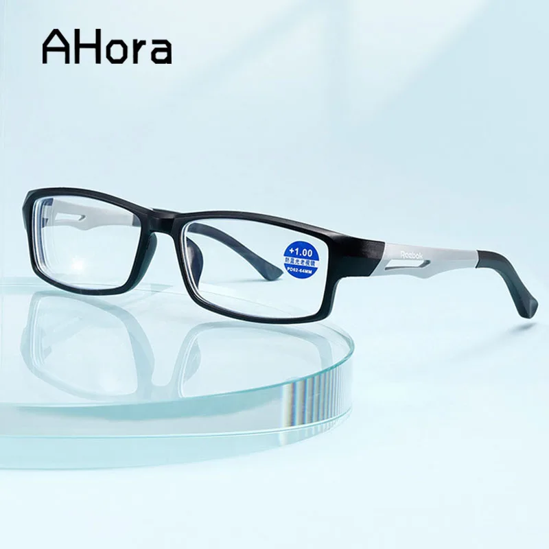 

Ahora Women Men Sport Reading Glasses Ultralight TR90 Presbyopia Computer Eyeglasses Anit Blue Light Eyewear +1.0 1.5 2.0 2.5 3