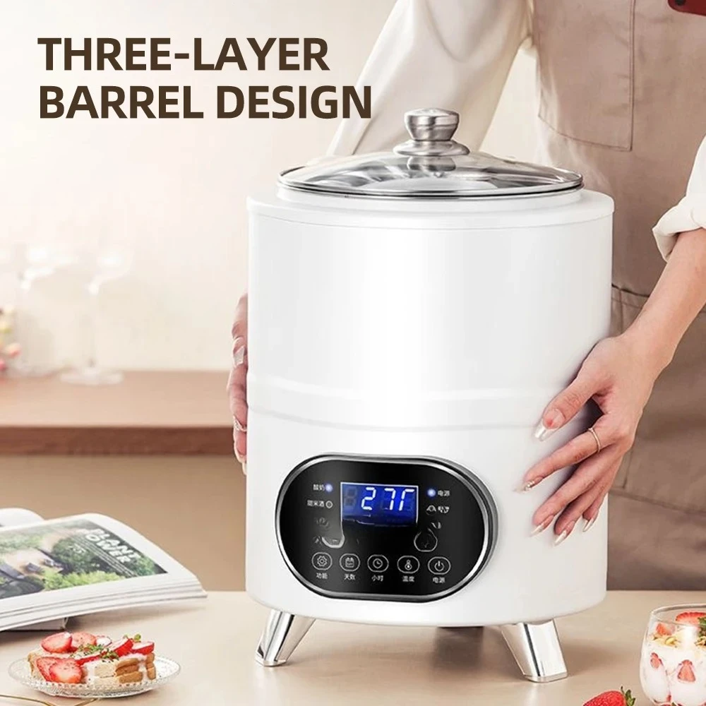 Stainless steel yogurt fermentation machine, large capacity timed constant temperature yogurt machine