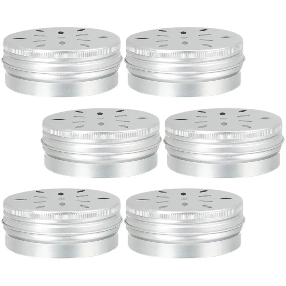 

6Pcs Dog Scent Training Boxes 80Ml Aluminum Odor Case Pet Work Puppy Nose Sniff Agility Equipment Snuffle Training Container For