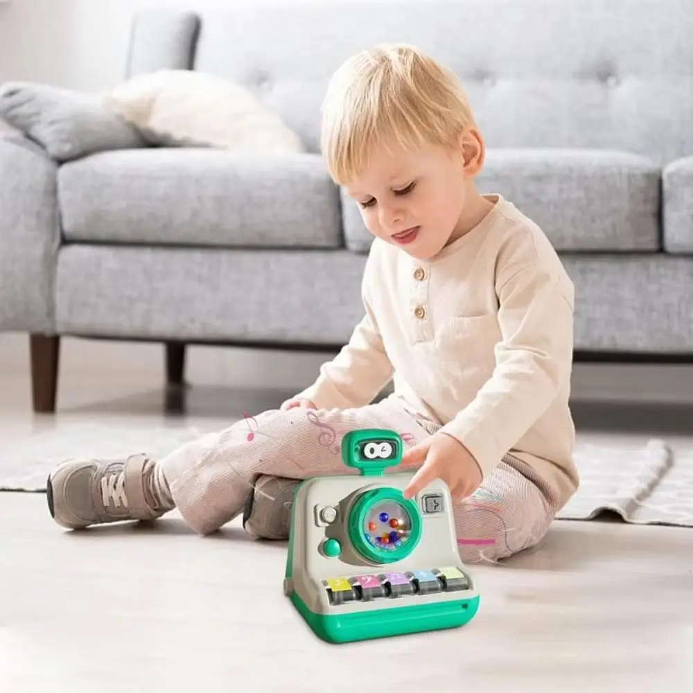 Early Education Children's Camera Piano Toy Multifunctional Learning Music Camera Finger Piano Toy Vocal Button with Music Score