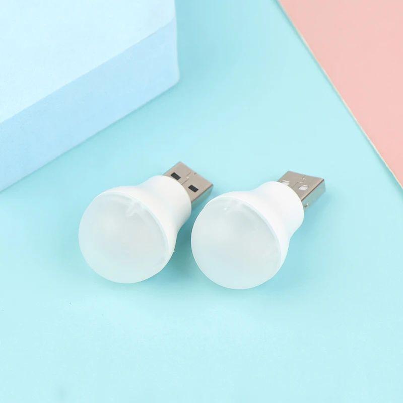 Lampu malam LED Mini USB portabel, lampu LED baru