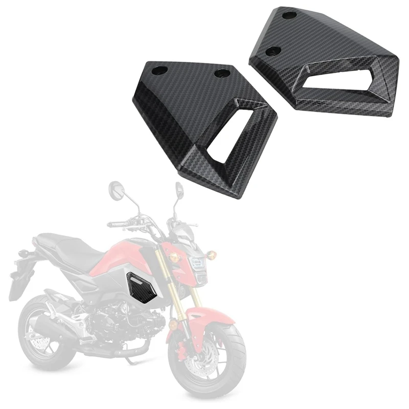 

Motorcycle Side Decor Cover Trim For Honda GROM MSX125 2016-2020 Accessories Carbon Fiber