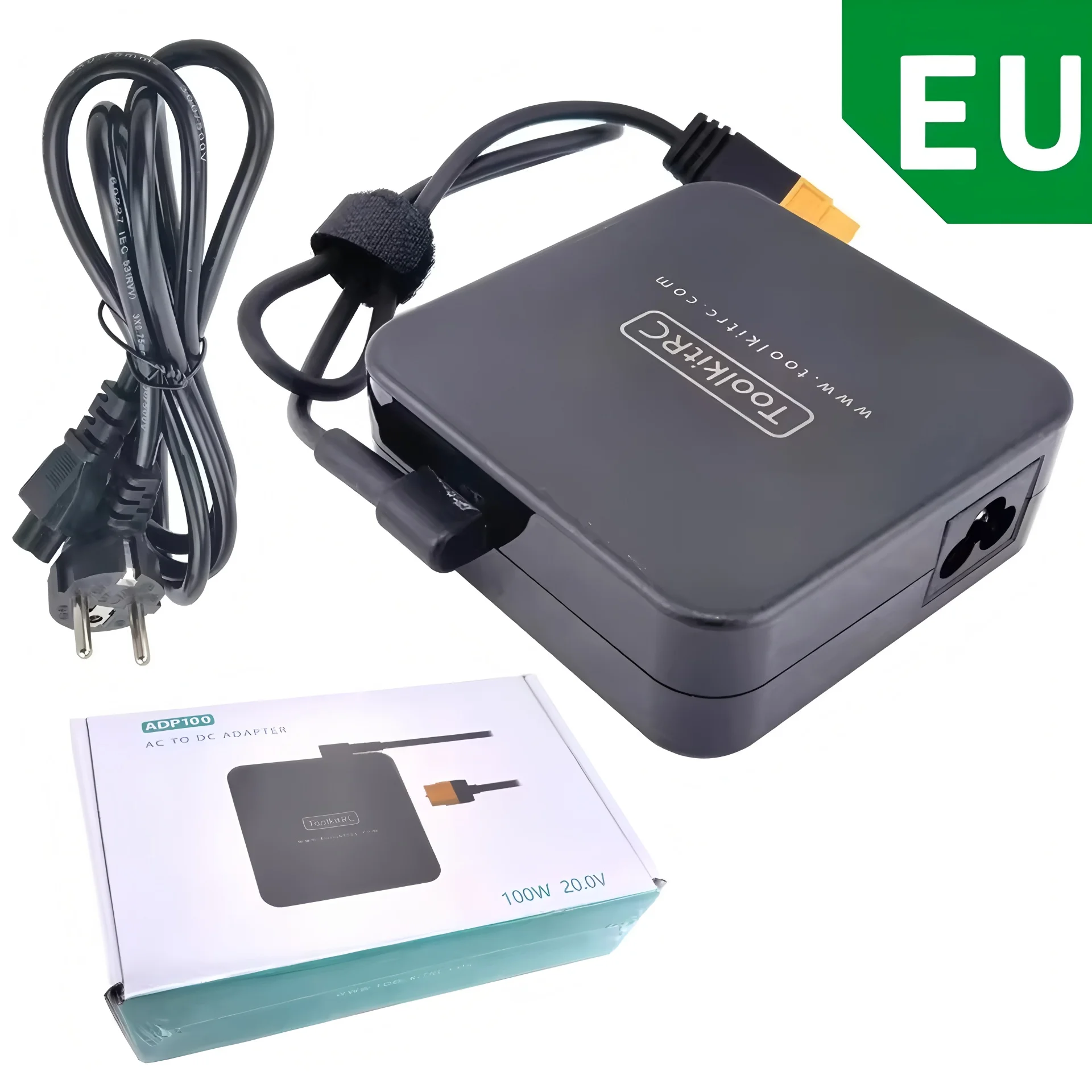 ToolKitRC ADP100 100W 20V Power Supply With XT60 Output Adapter For M6D M6 M7 M6DAC ISDT Q8 Q6 GT Power Hota HTRC SkyRC Charger