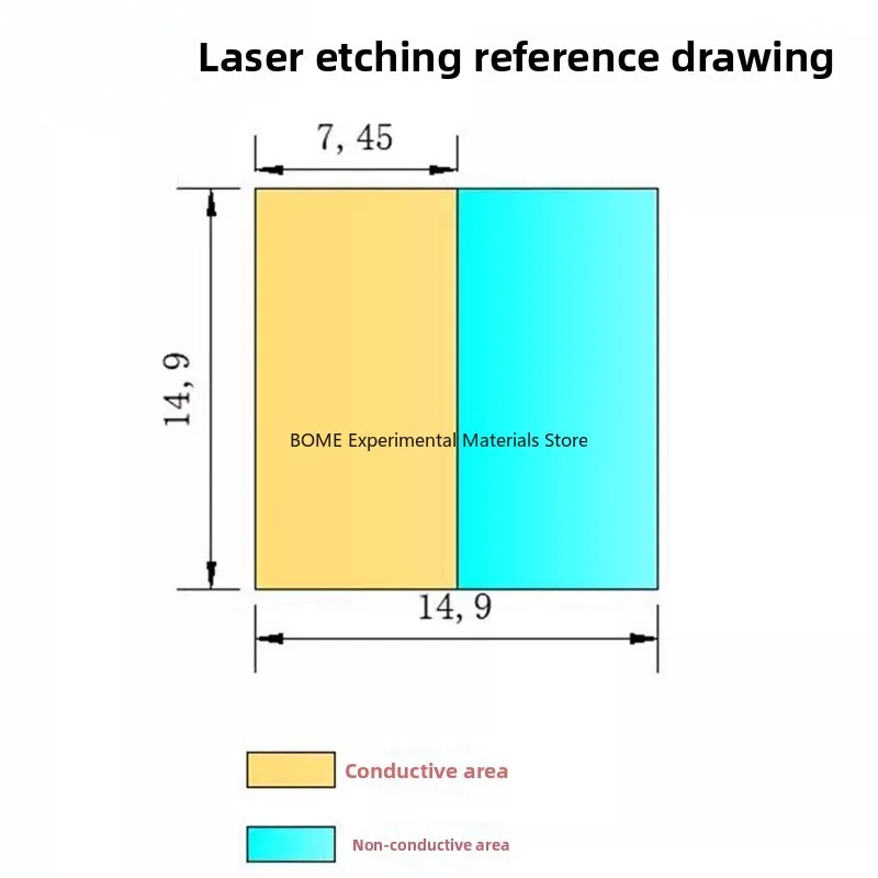 ITO FTO Conductive Glass for Photoelectrocatalysis Solar Cell Electrochemistry Laser Etching Customizable