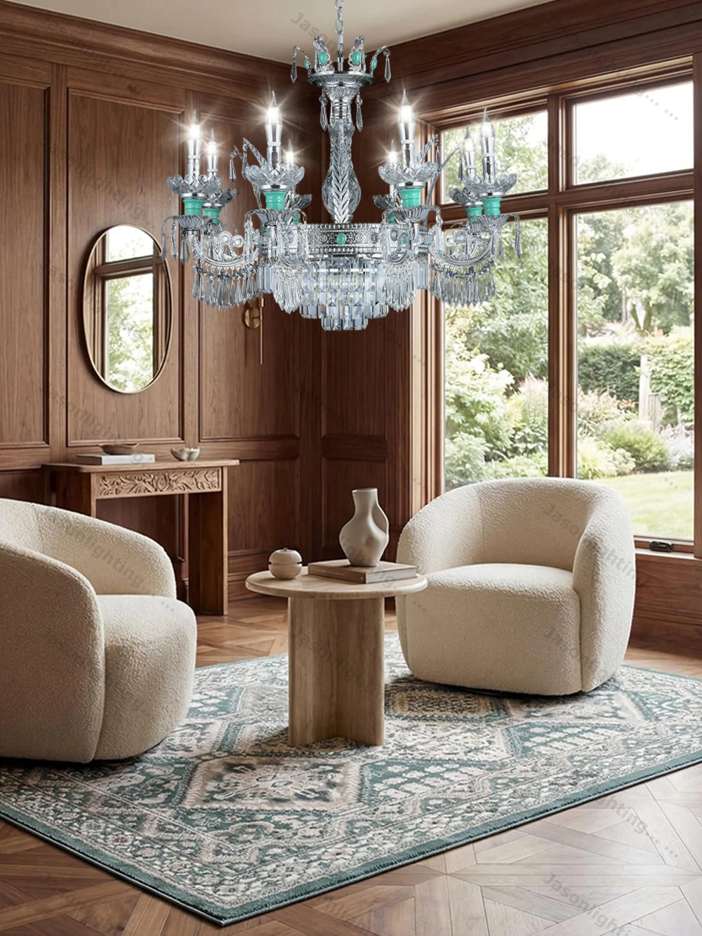 Transform Your Living Room With Our French K9 Crystal 2026 Chandelier Elegant Design Gold Chrome Black Hardware Dimming Function view 5