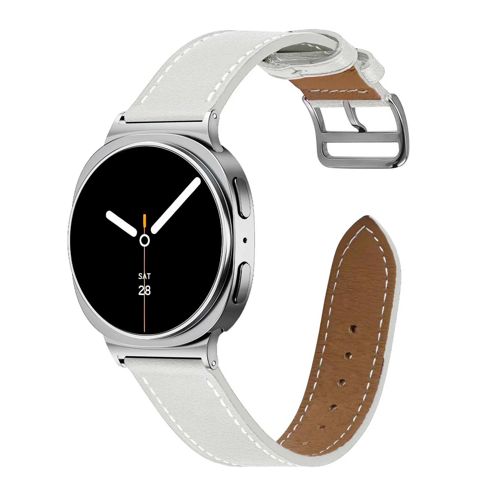 �y�Z�[�����zSamsung Galaxy Watch 8 40mm 44mm�A8 Classic 46mm�p���U�[���v�X�g���b�v�A���ԂȂ����X�g�o���h�ASamsung Watch 8�u���X���b�g�A�R���A