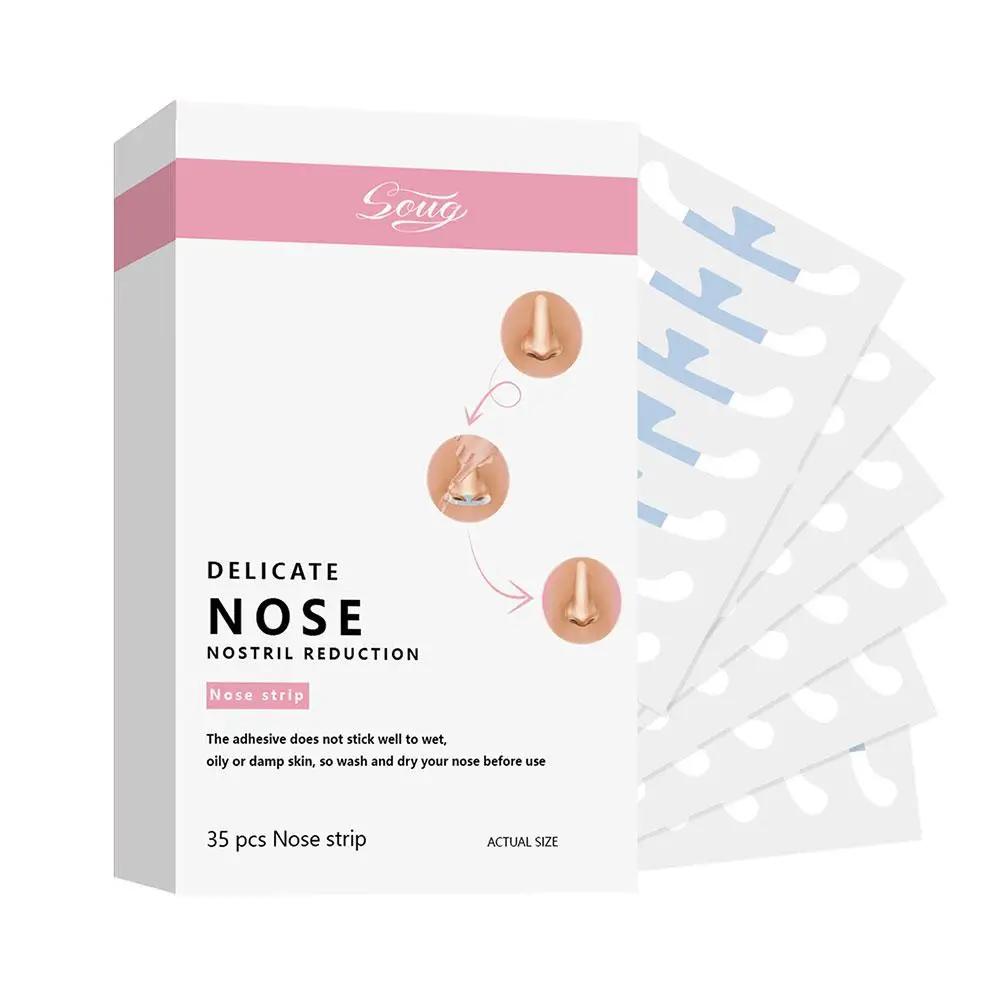 Cosplay Speciale Naso Strisce Termoretraibili Ridurre Naso Ali Naso Stretto Piccolo Naso di Bellezza Adesivi Restringente Ala Invisibile Sottile N B7U5