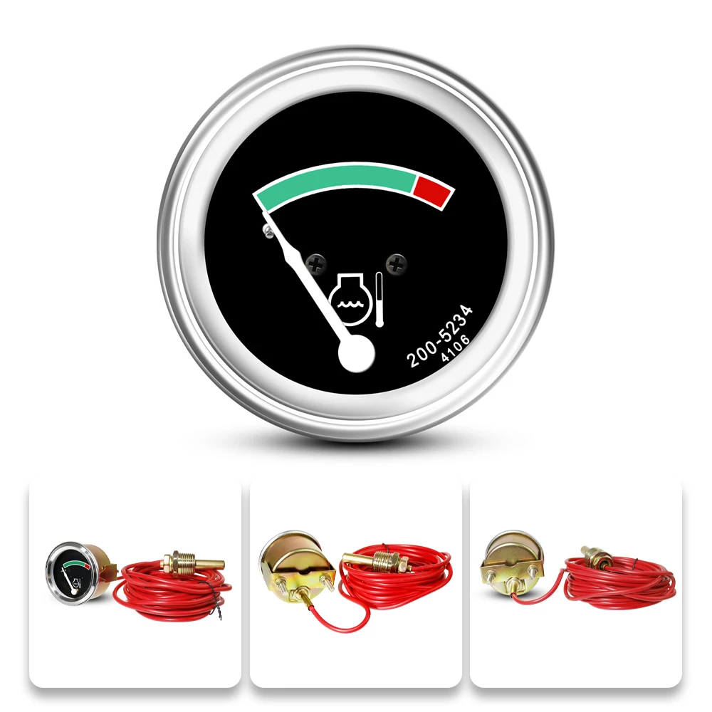 Digital Water Temp Gauge 200-5234 Mechanical Coolant Temperature Gauge Thermometer gauge For Excavators Bulldozers Loaders