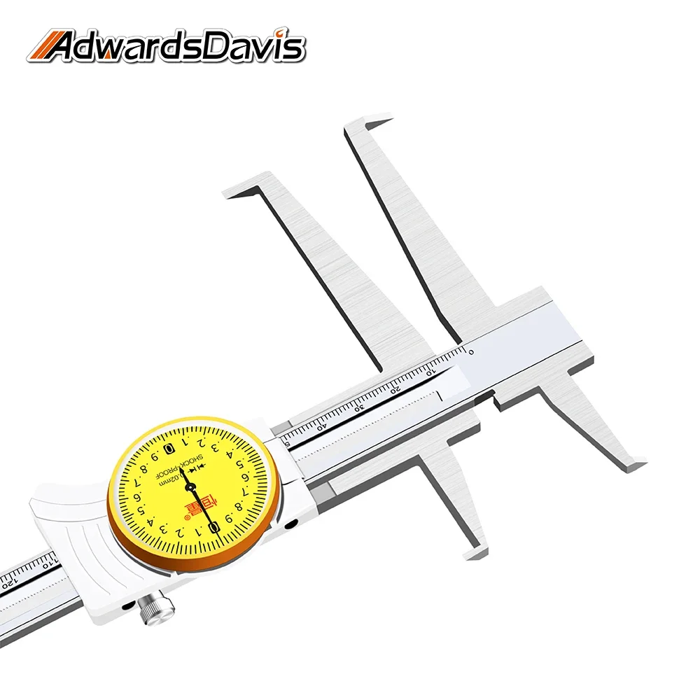 9-150mm 9-200mm 9-300mm High Precision Double Inner Groove Pointer Type With Watch Caliper Groove In Hole Measurement Tools