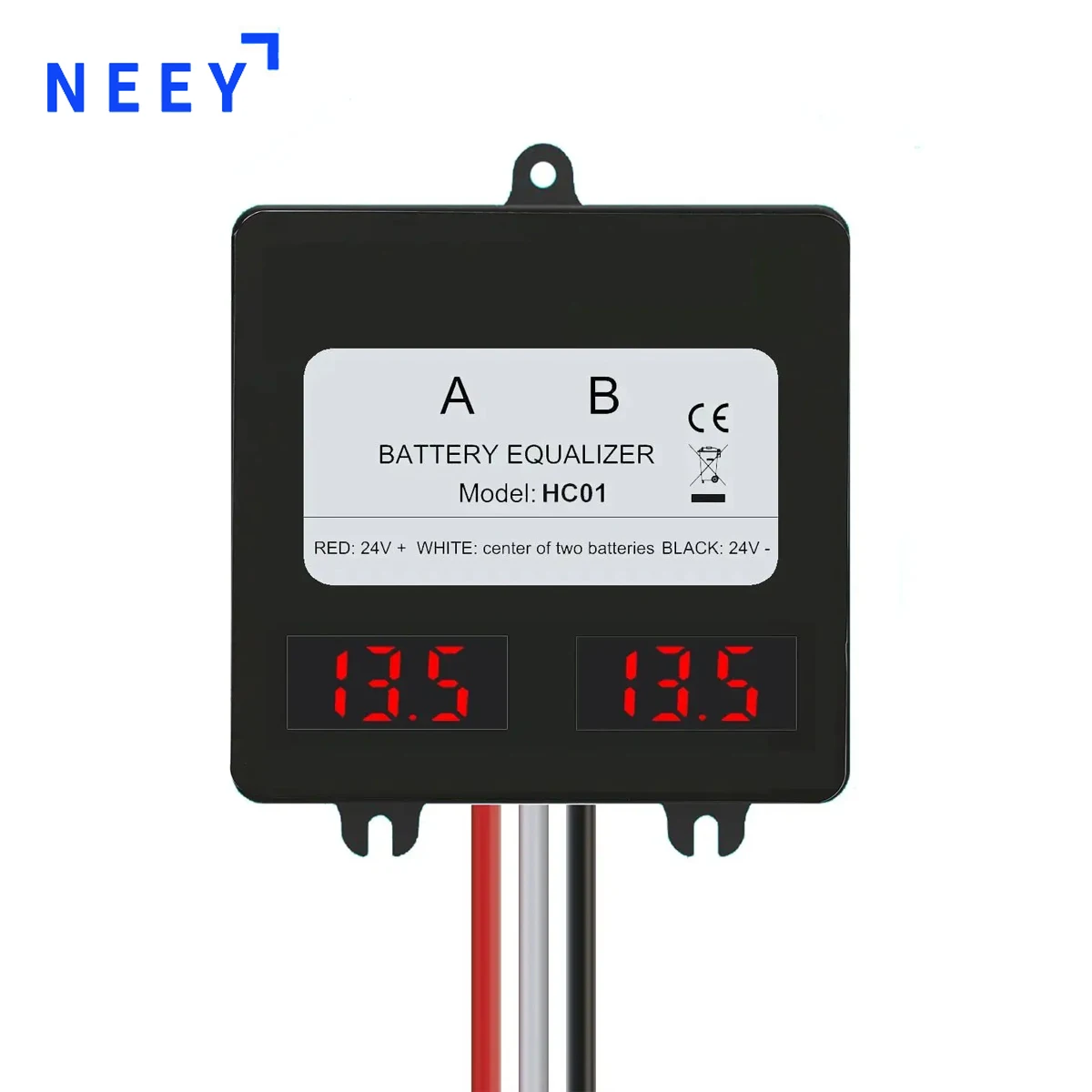 NEEY 48V Smart Battery Balancer 5A 10A Active Equalizer 12V 24V Lifepo4 Battery Current Voltage Li-ion LTO Lead Acid LED Display