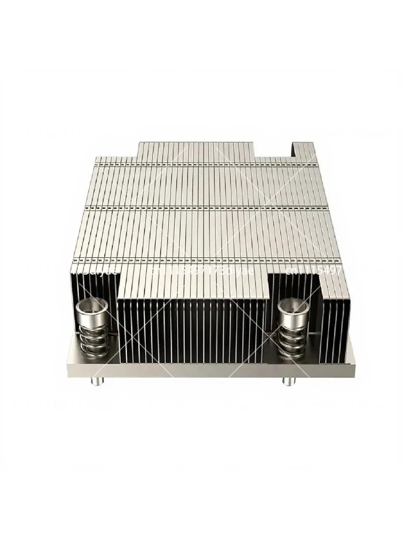 1U CPU Server Cooler Thin Copper Bottom 4 Heat Pipe Radiator for AMD AM5