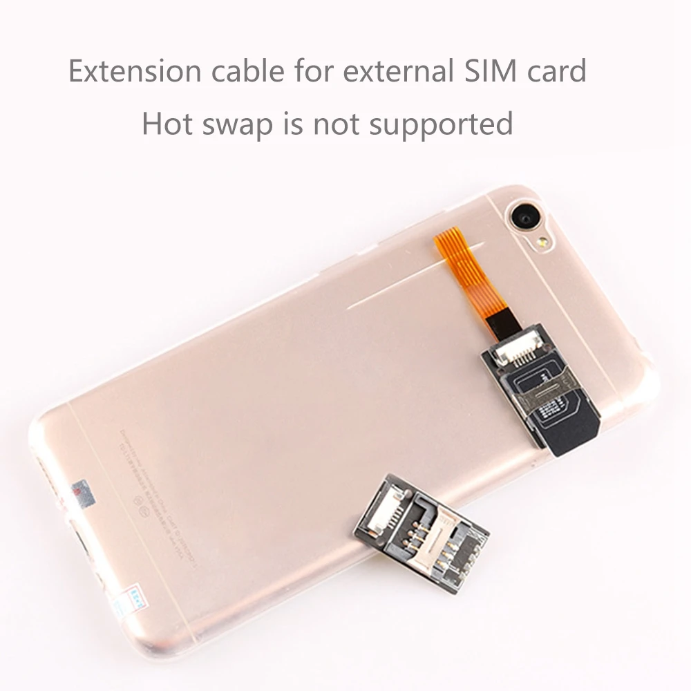 【SURPISE】SIM Card Extender For Android Mobile Phone Mini Card Holder External Quick Card Replacement Adapter
