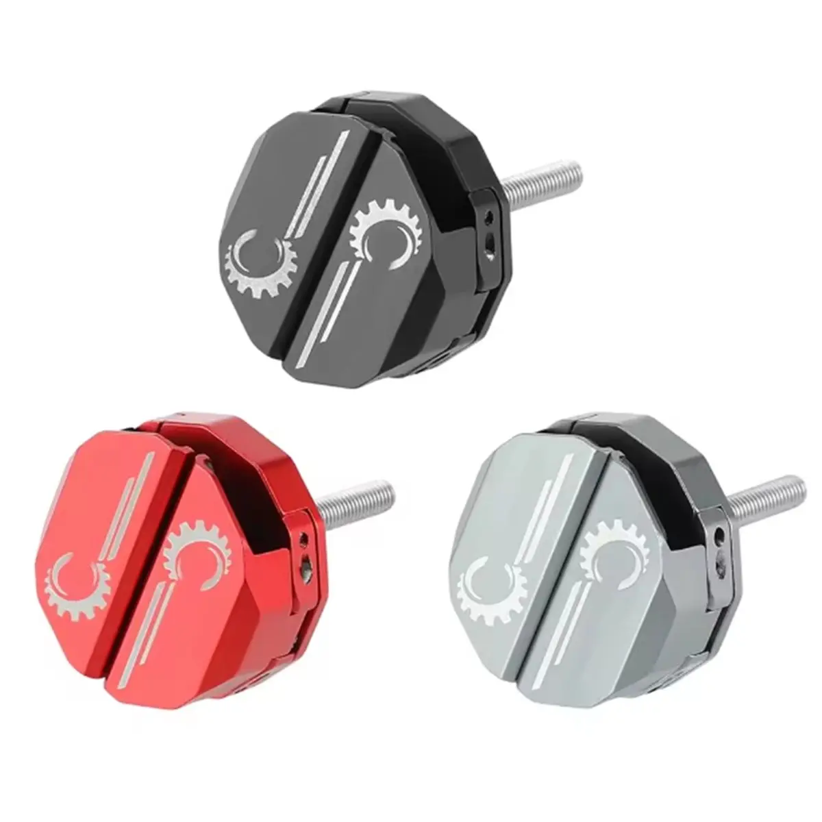 Aluminum Alloy Bicycle Phone Holder Rotatable Mountain Road Bike Phone Stand Red