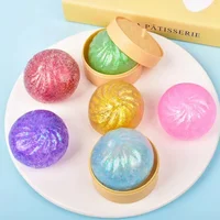 Simulation Dumpling Squishy Rebound Soft Squeeze Stress Ball With Bamboo Steamer Box Anti-Stress Toy Sensory For Creative Gift 3