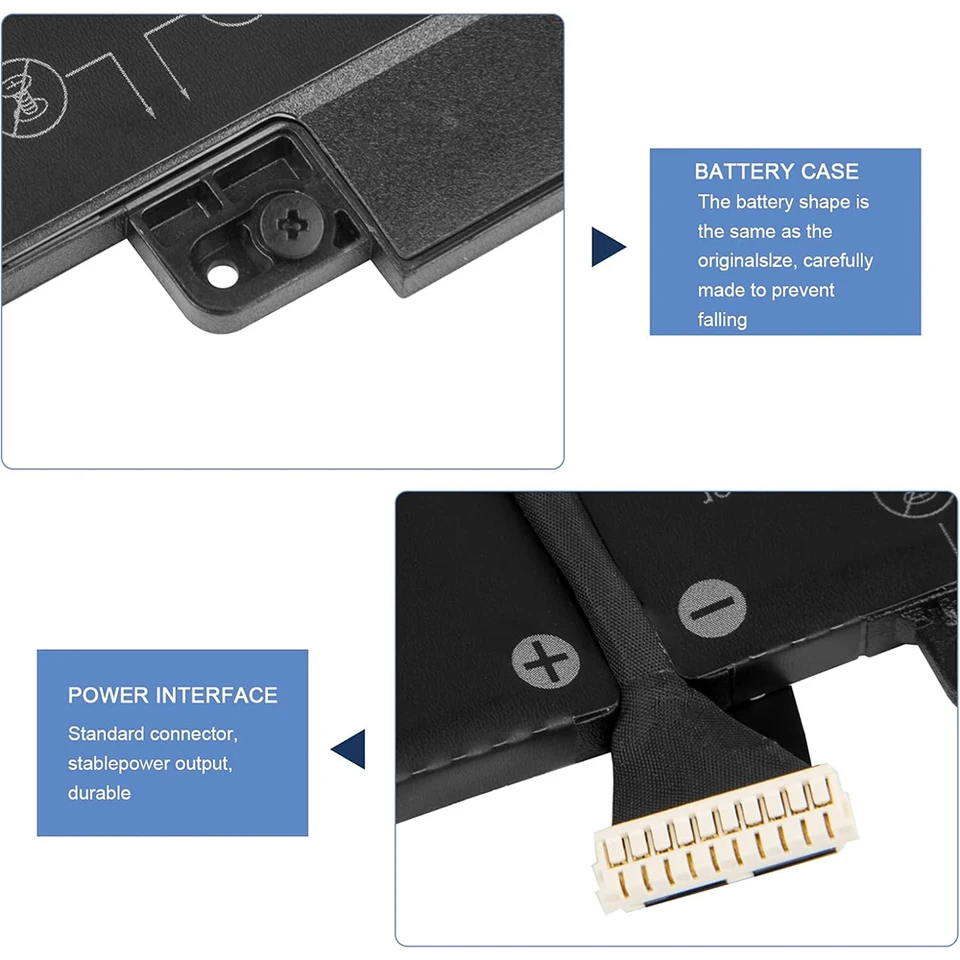 52Wh JHT2H Laptop Battery for Dell Latitude 7310 7410/7410