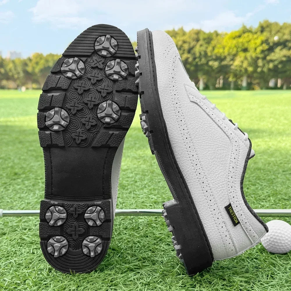 Golf Shoes Professional Golfing Cushioning Footwears Golf Sneakers Exercise Non Slip Comfortable Walking Training Golfer Shoes