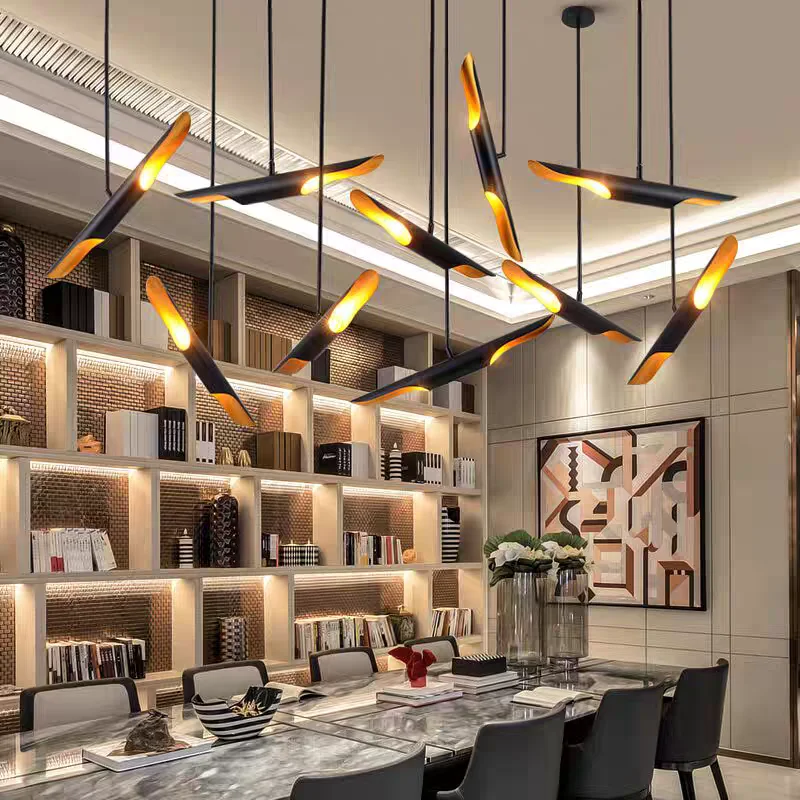 

Алюминиевый подвесной светильник «Чайка», подвесной светильник Coltrane, отель, кафе, столовая, спальня, магазин, торговый центр, подвесная потолочная люстра