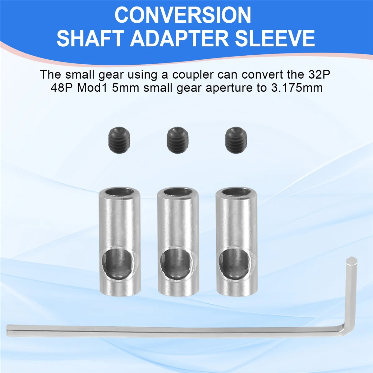 

A03V 3 шт. ось двигателя от 3,17 мм до 5 мм, переходная втулка переключения вала для радиоуправляемой модели автомобиля, лодки, самолета 3650 550 540, двигателя