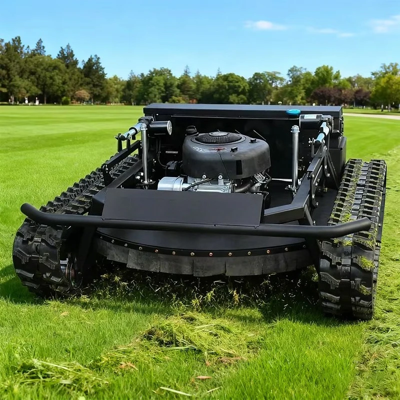 

Multifunctional Small Mowing Robot Crawler Remote Control Robot Lawn Mower Farm Self-Propelled Weeder