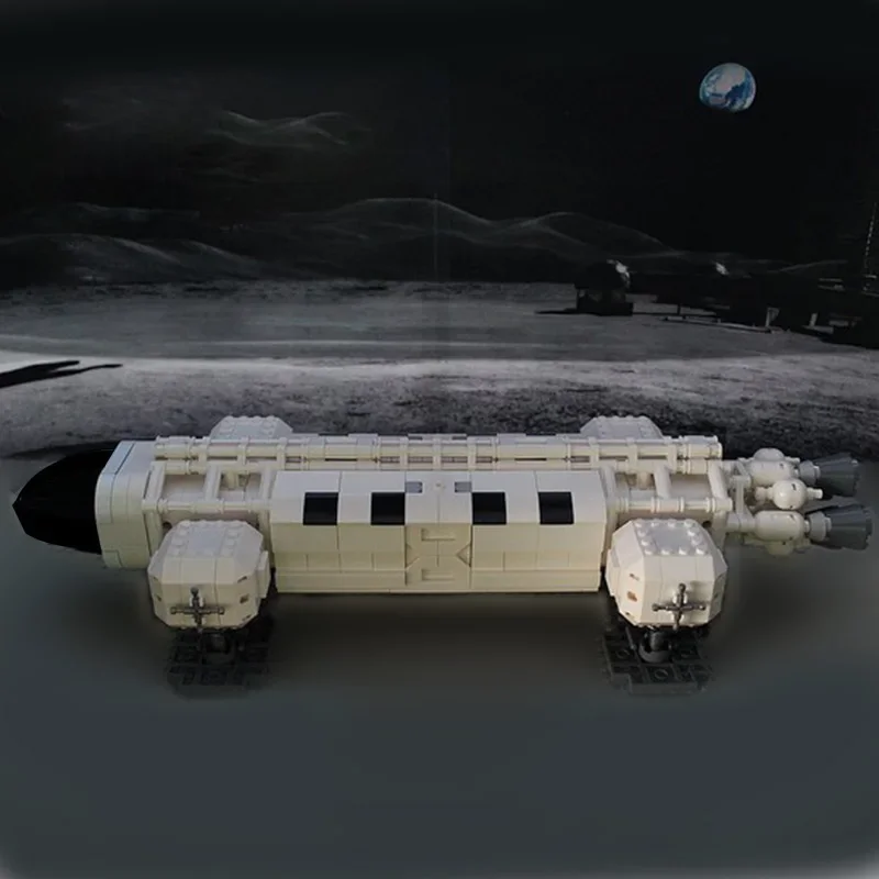 MOC Space 1999 Eagles Building Blocks ชุด Spaceport Shuttle Launch Center ยานอวกาศอิฐประกอบเครื่องบินเด็กของขวัญ