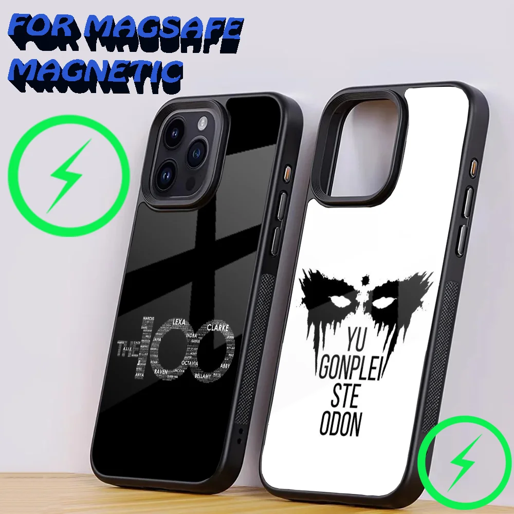 حافظة هاتف H-Heda 100 لهاتف iPhone 15,14,13,12,11,Plus,Pro,Max Mini Magsafe شحن لاسلكي مغناطيسي