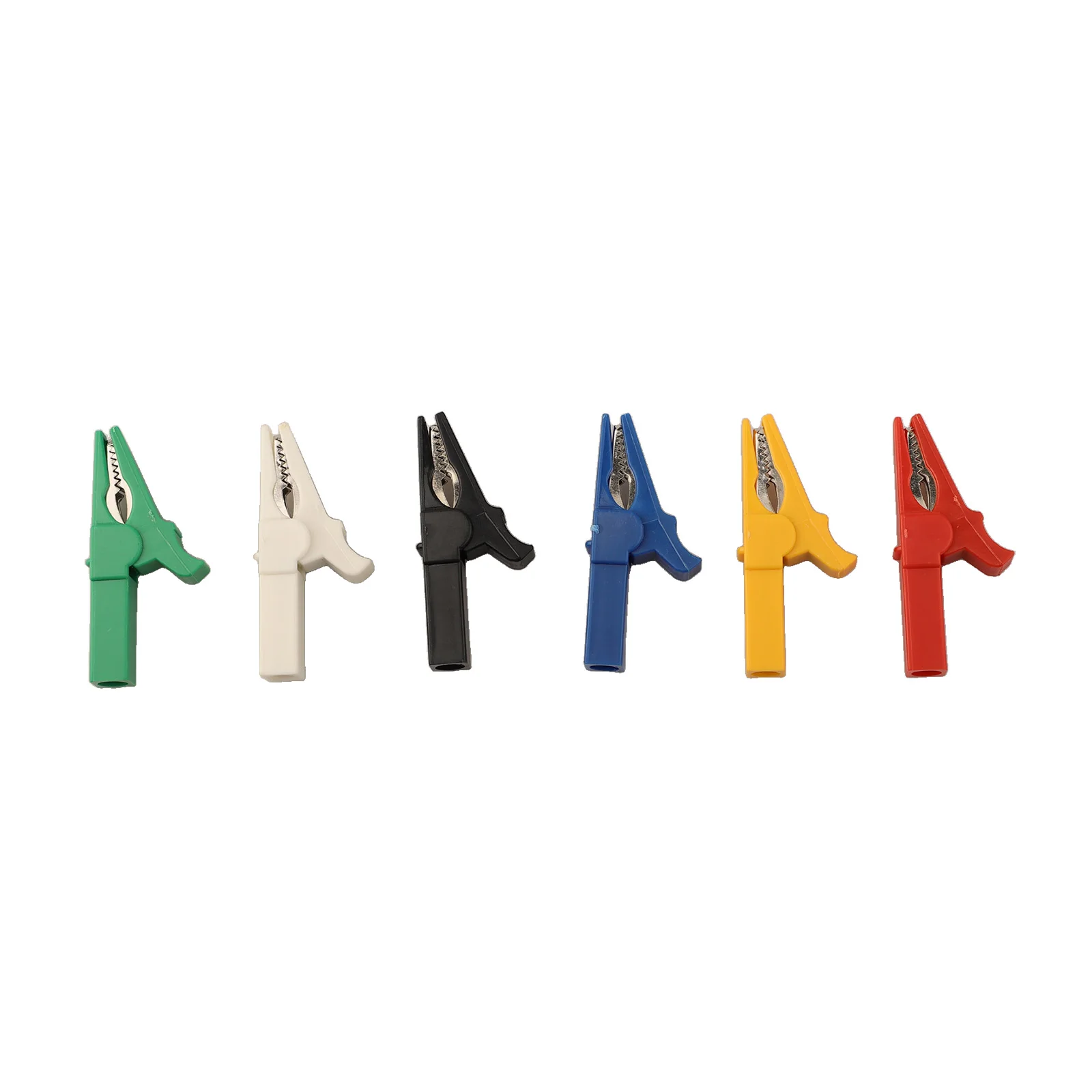 

Safety First 6PCS Fully Insulated Crocodile Clips for Various Electrical Testing Applications and Quick Connections