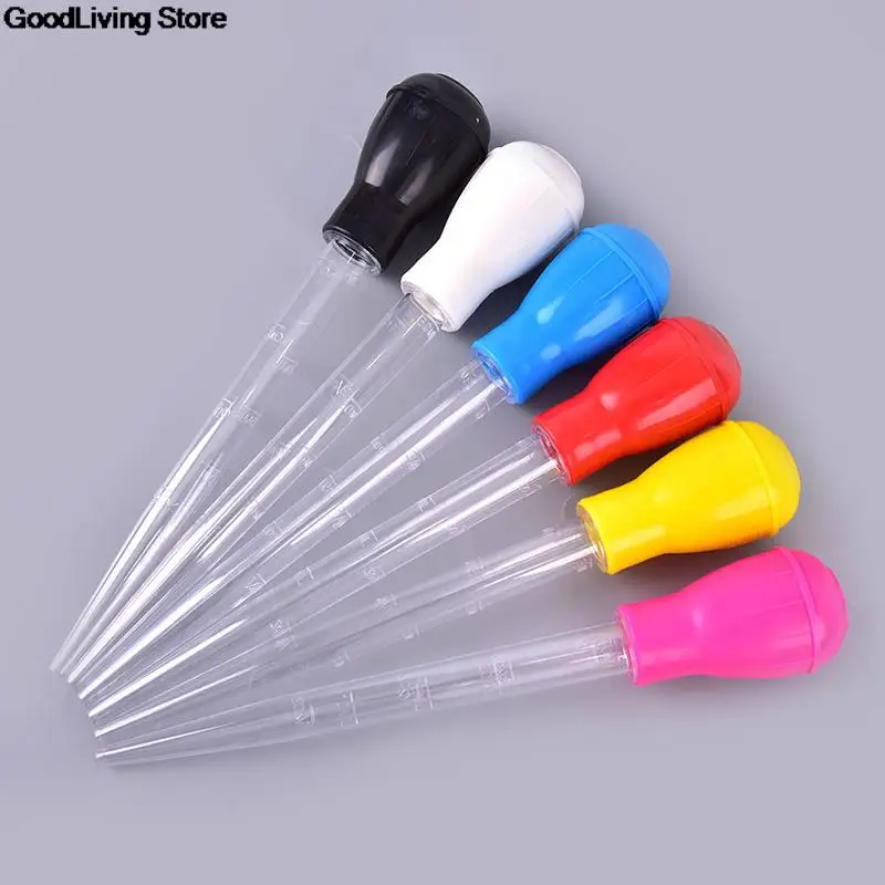 30ml BBQ Tools Rubber Head Plastic Pipette Pump Pipe Gadgets Poultry BBQ Syringe Pastry Tube Barbecue Oil Dropper Cooking Tool