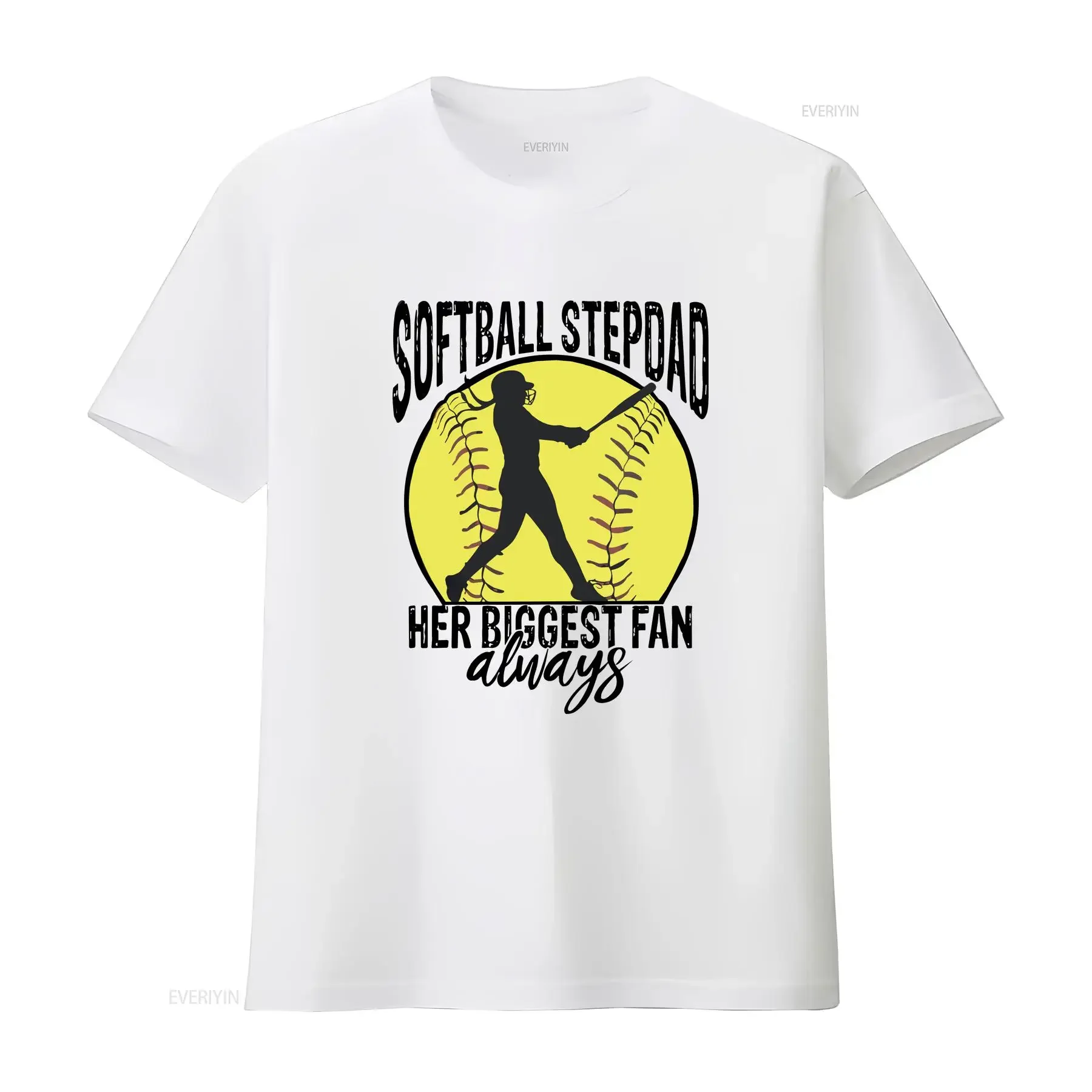 

Рубашка для софтбола Stepdad, винтажная рубашка для подбадьбы, папы, подарки на день рождения для мужчин, спортивная забавная футболка на день отца, мужская винтажная стильная стильная футболка