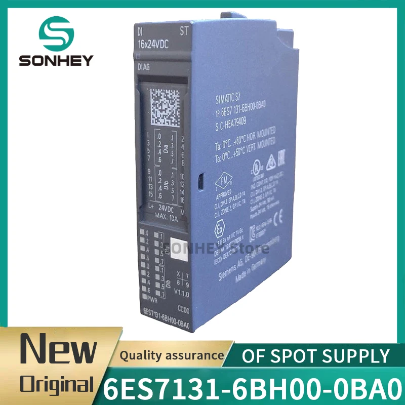

New Original 6ES7131-6BH00-0BA0 6ES7131-6BH01-0BA0 6ES7132-6BH00-0AA0 SIMATIC ET 200SP, Digital input module