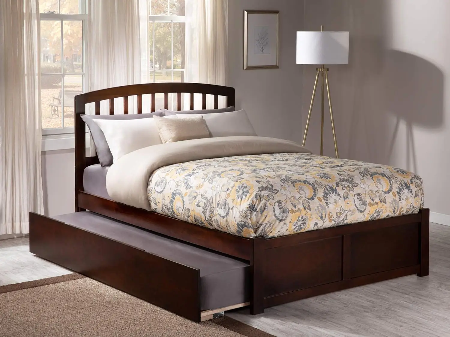

Furniture Ar8832054 Richmond Platform, Full, Walnut