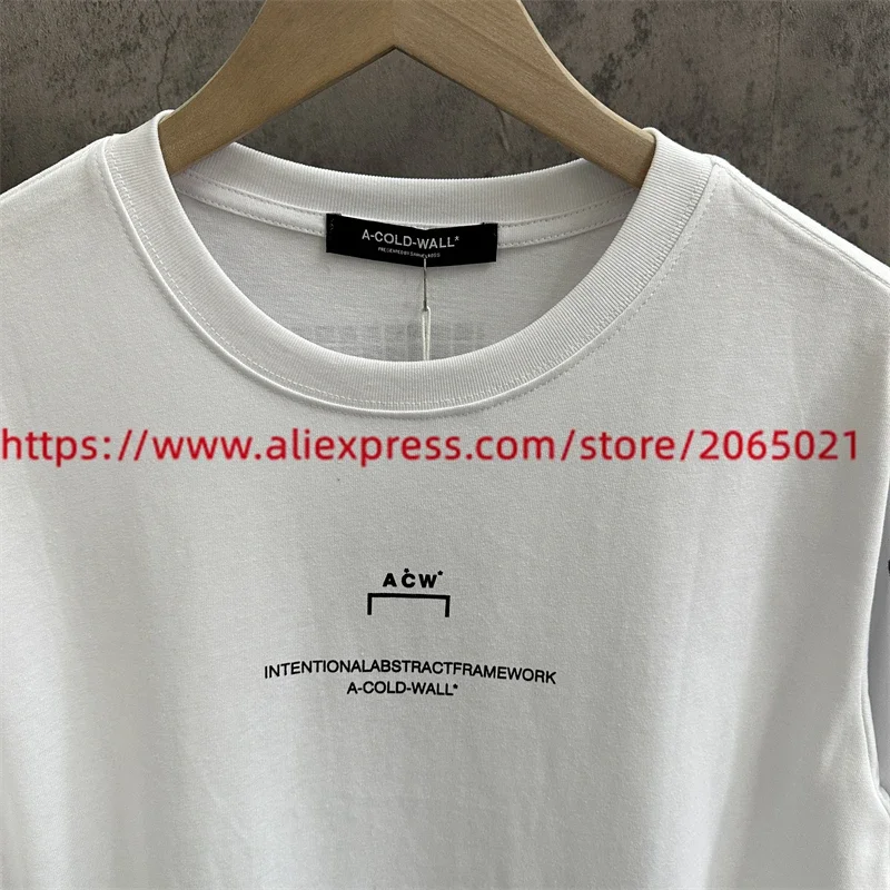 A COLD WALL T Shirt Men Women 1:1 Best Quality T-shirt Oversize A-COLD-WALL* Tee ACW Tops